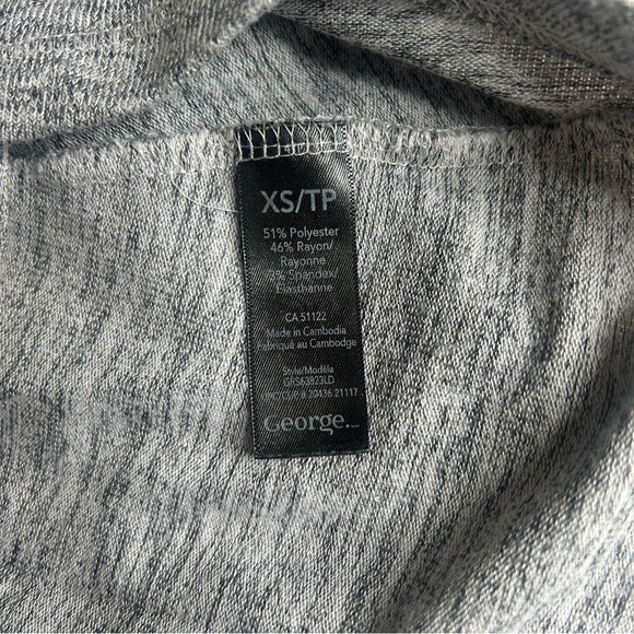 George Stretchy Midi Grey cotton Skirt Size XS - Picture 4 of 4